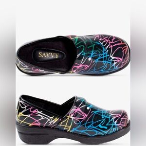 Savvy Women's‎ Brandy Patent Scribble Nursing Clogs Size 7.5
Medical,Hospital